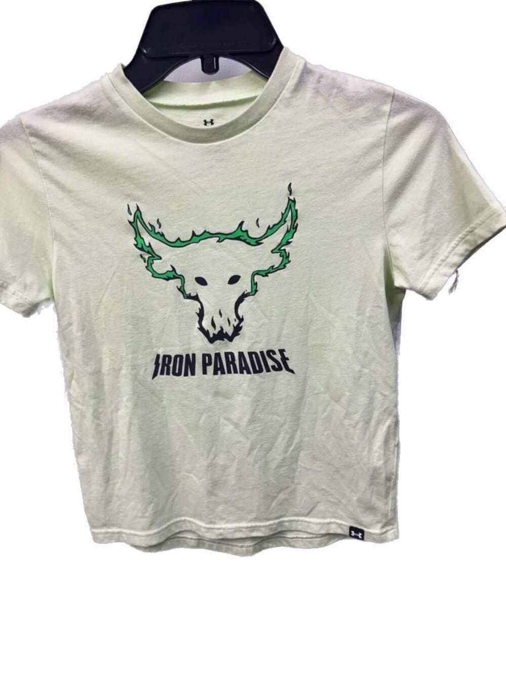 Under Armour Project Rock Iron Paradise Youth Short Sleeve Graphic T-Shirt